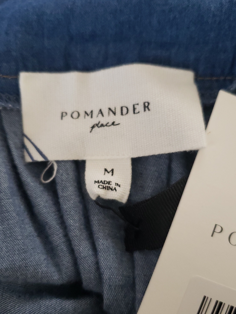 Tuckernuck X Pomander Maxi Dress Denim Finley Flutter Sleeve Medium New - Picture 5 of 9